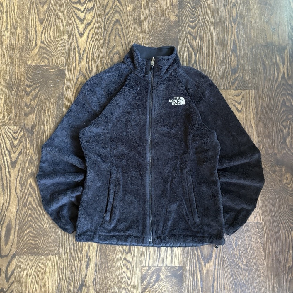 The North Face Osito Black Full-Zip Fleece Jacket Women's Small Outdoors Hiking